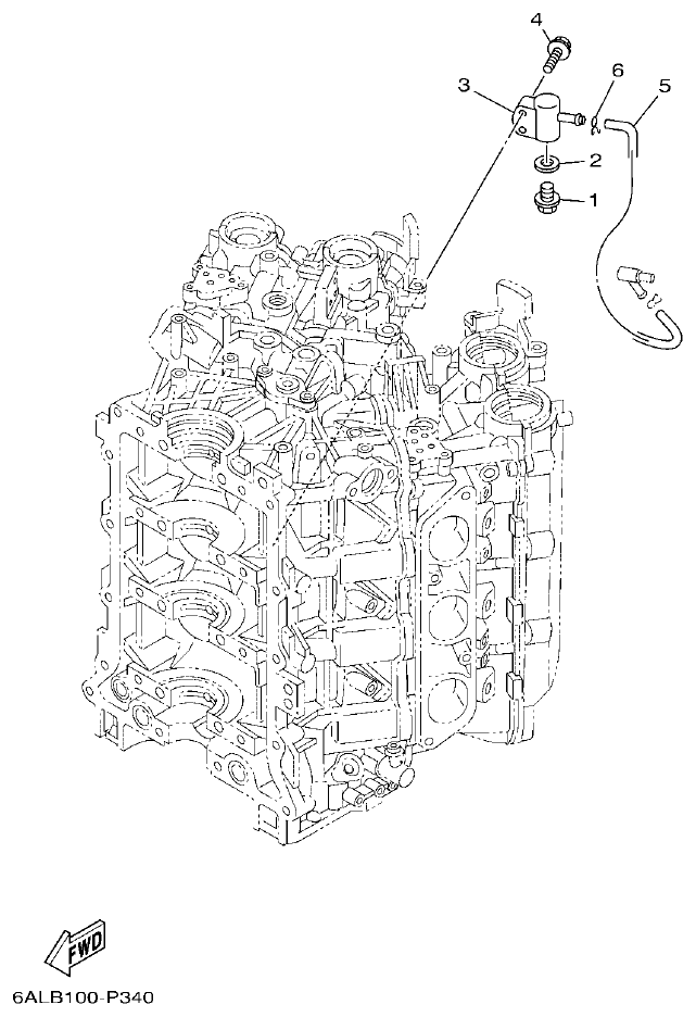 Yamaha F200BET, FL200BET OPTIONAL PARTS 7 parts diagram